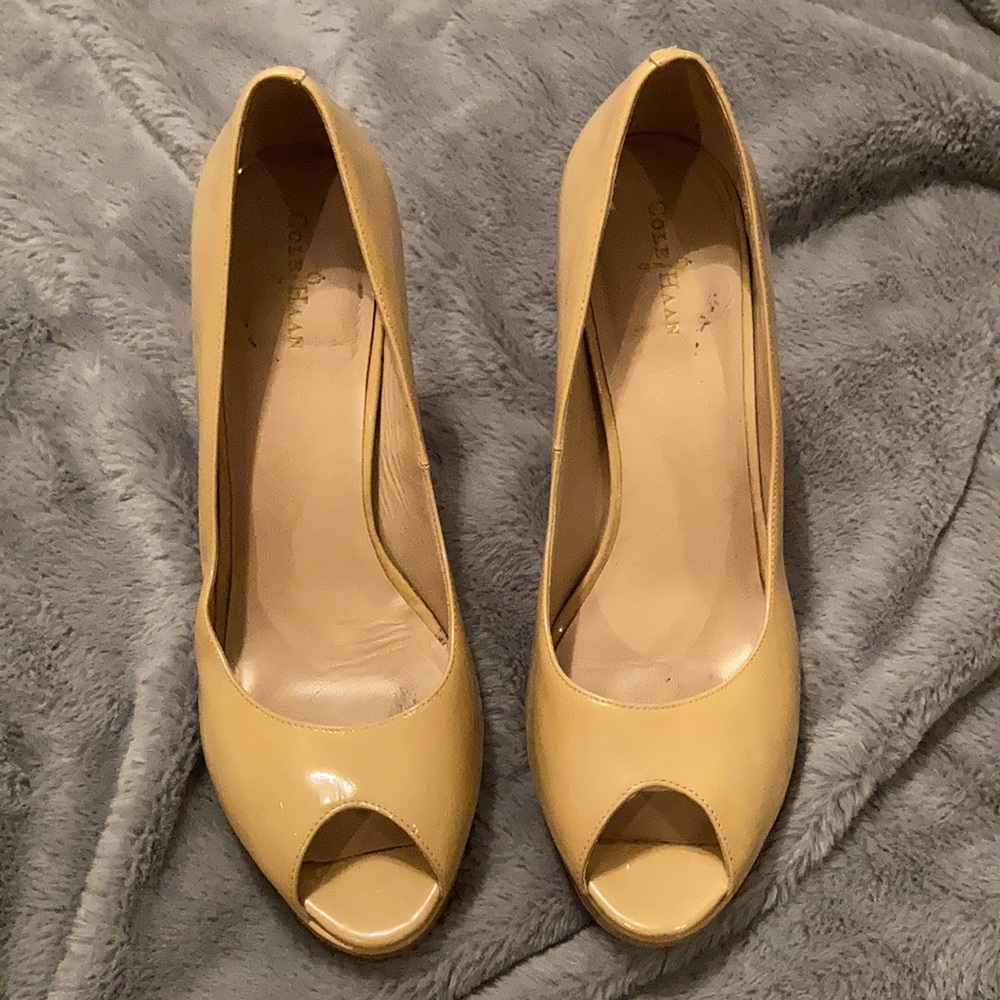 Cole Haan x Nike Air platform peep toe heels